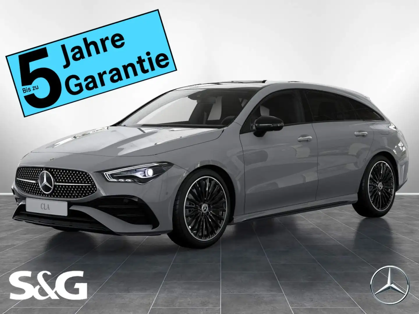 Mercedes-Benz CLA 200 AMG Standhz+360°+LED+Pano Gris - 1