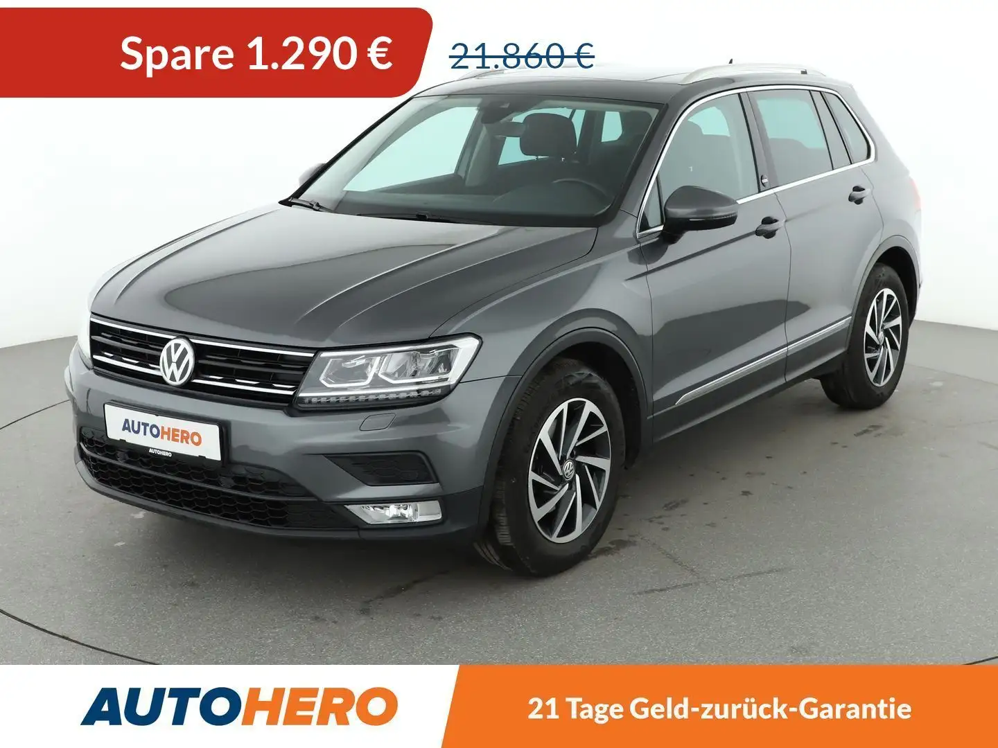 Volkswagen Tiguan 2.0 TDI Sound BMT Aut.*NAVI*ACC*LED*PDC*SHZ* Grau - 1