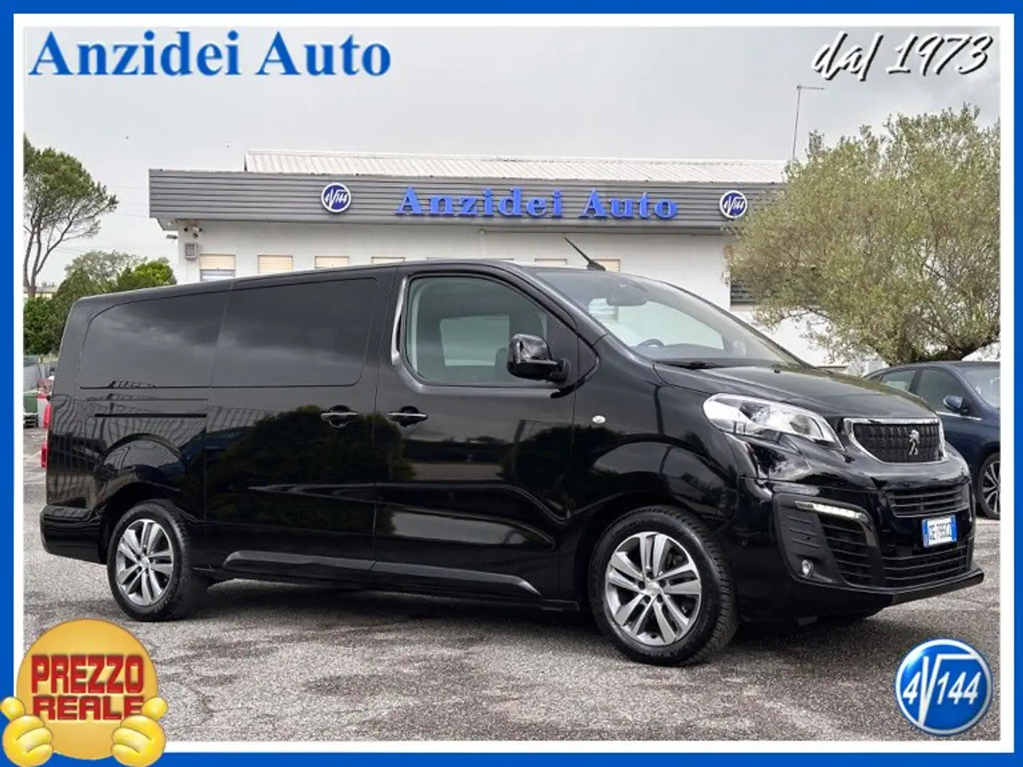 Peugeot Traveller 2.0 BlueHDi 180 EAT8 Long Allure 8 Posti Zwart - 1