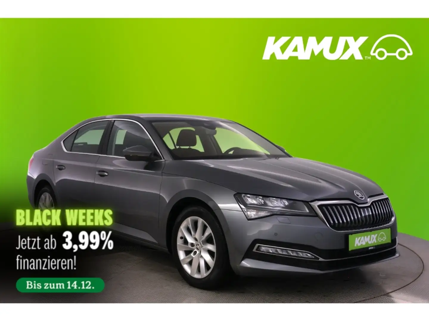 Skoda Superb 2.0TDI Lim.DSG Style+LED+VIRTUAL+AHK+PDC Grey - 1