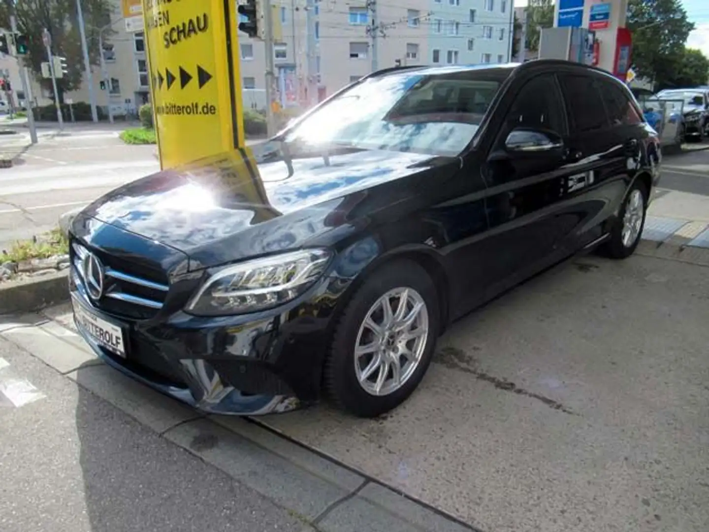Mercedes-Benz C 220 d T Avantgarde Aut Navi/LED/RFK/PanoDach Schwarz - 2