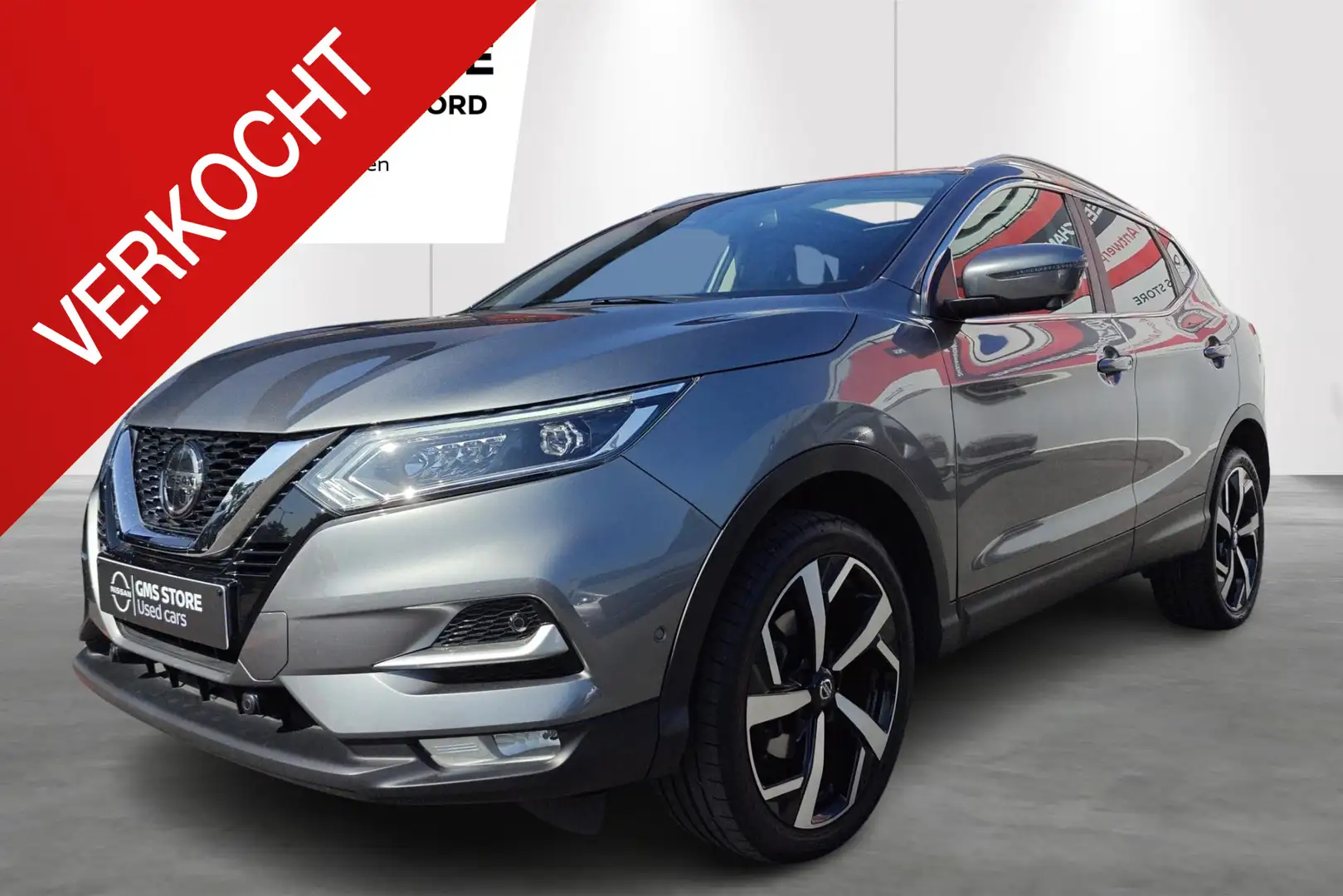 Nissan Qashqai DIG-T 140 Tekna + Glass Roof - incl 2 jaar KARE Grijs - 1