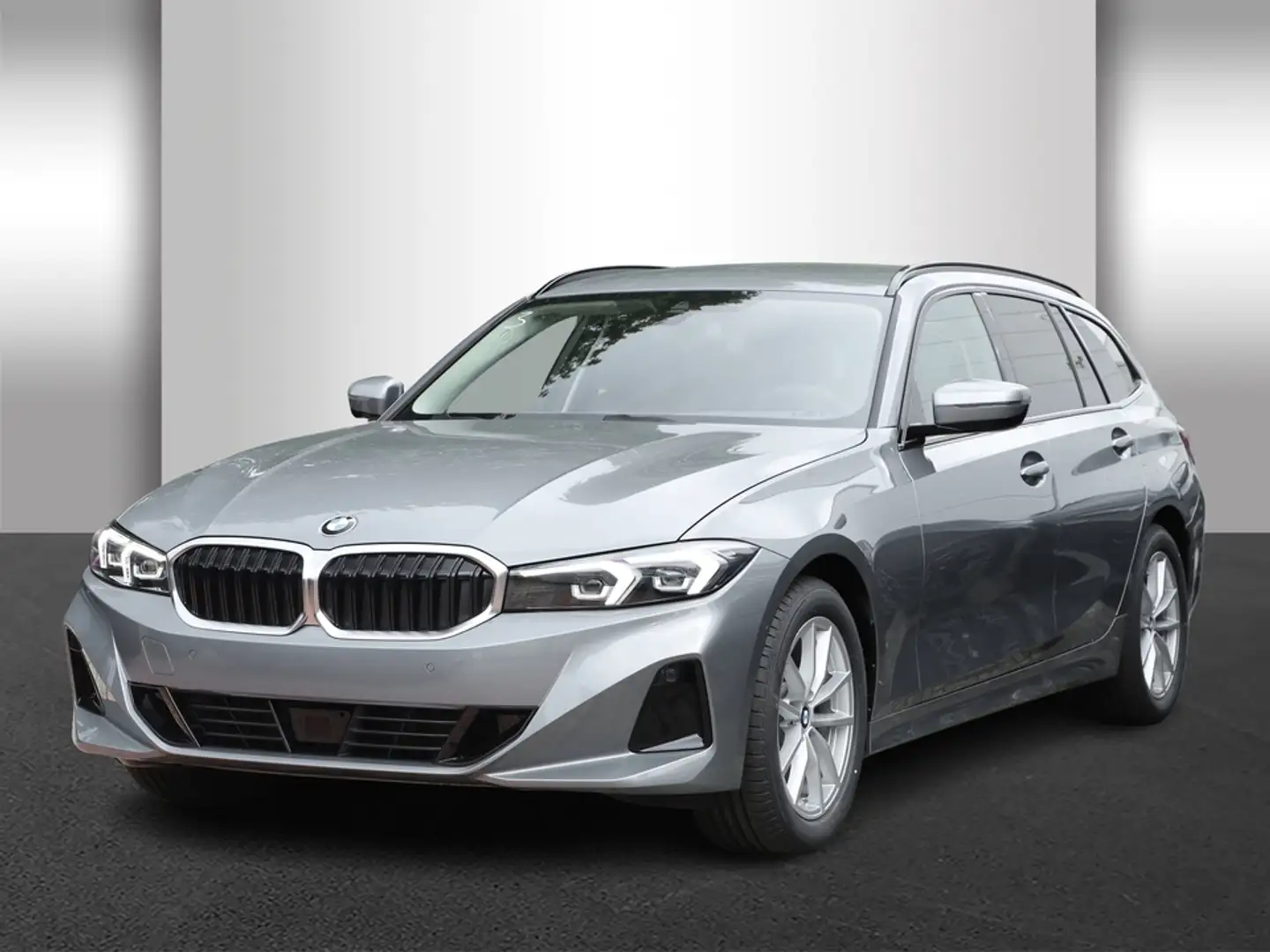 BMW 320 d Touring Automatik Sport Aut. Klimaaut. AHK Grau - 2