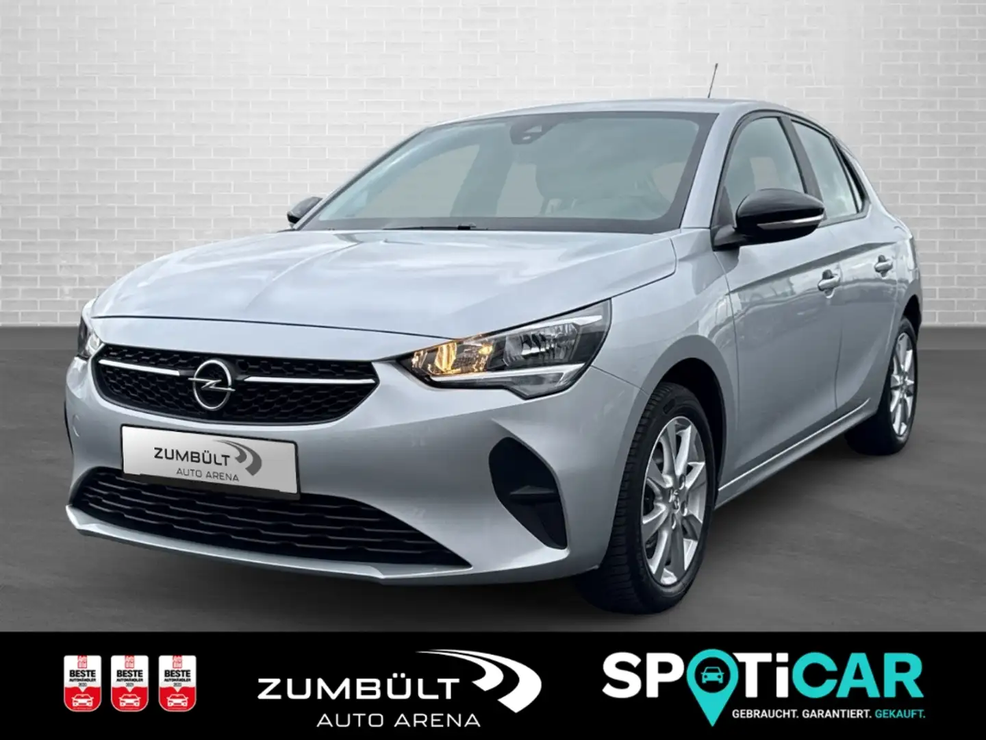 Opel Corsa Edition 1.2 +Komfort Paket Allwettter Sitzhe Silber - 1
