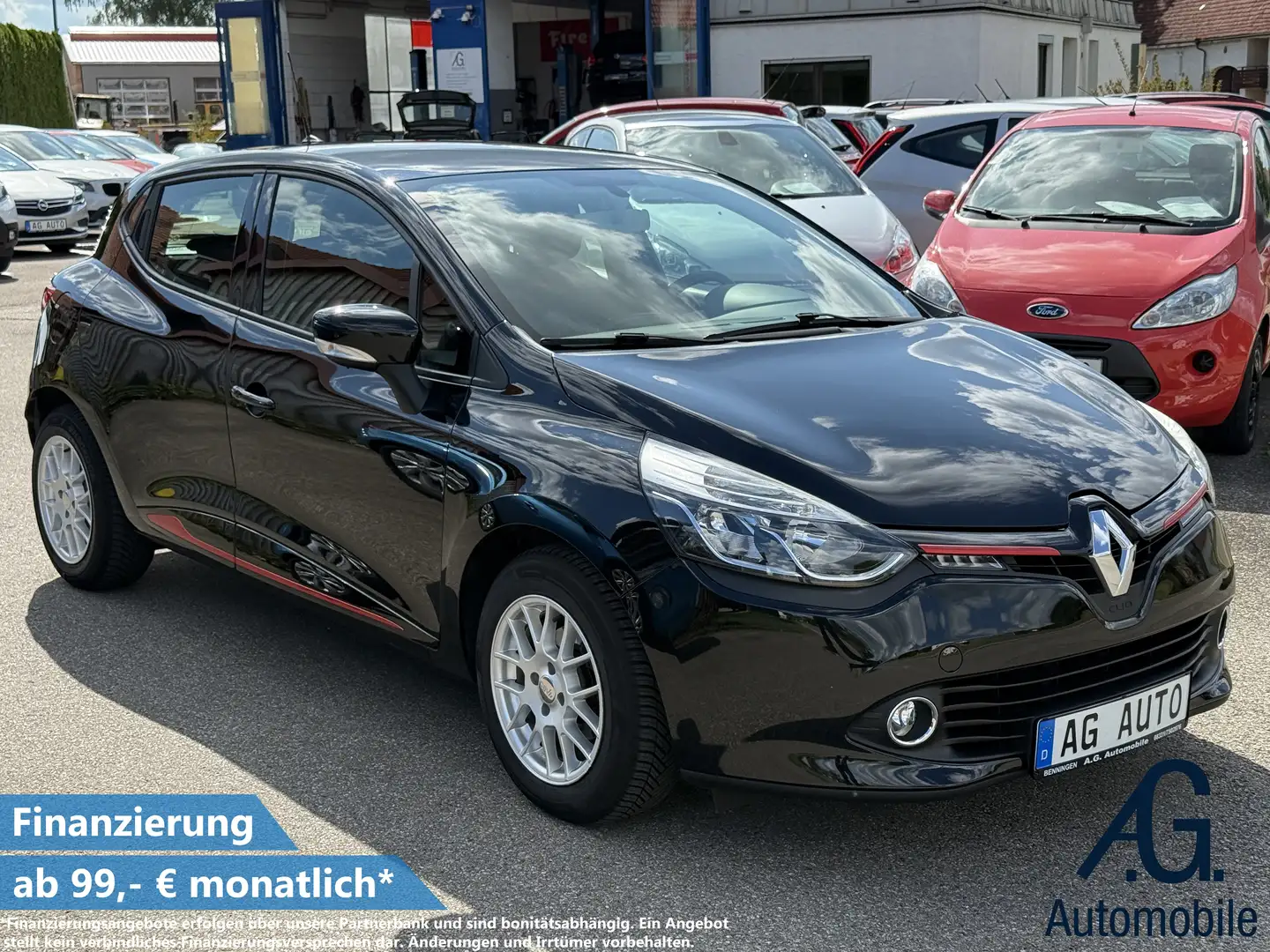 Renault Clio Dynamique +Garantie Klima AHK TÜV+Service NEU Schwarz - 1