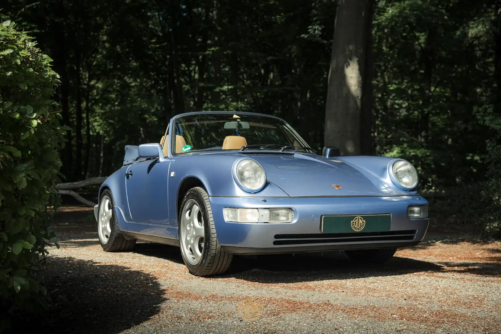 Porsche 964 Carrera 2 Cabrio 3.6 Bleu - 1
