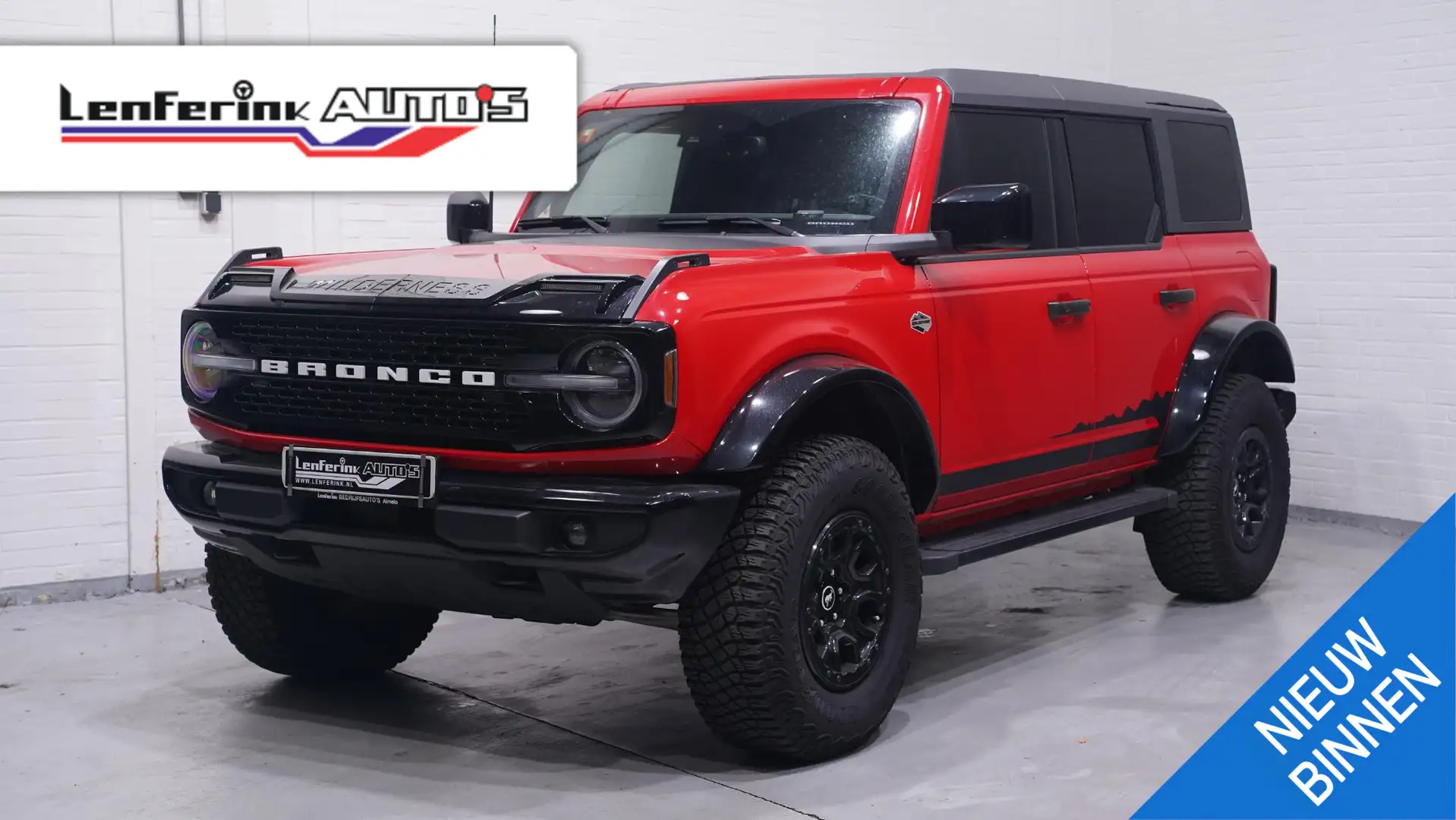 Ford Bronco 2.7 V6 Wildtrack Aut. Grijs Kenteken 2p Navi, Came Rood - 1