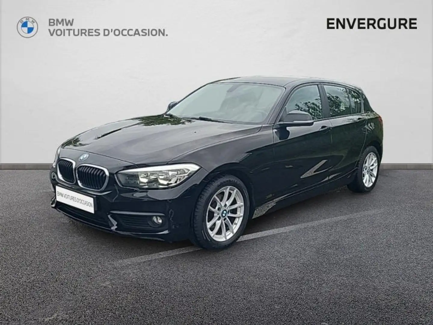 BMW 114 114d 95ch Lounge 5p Schwarz - 1