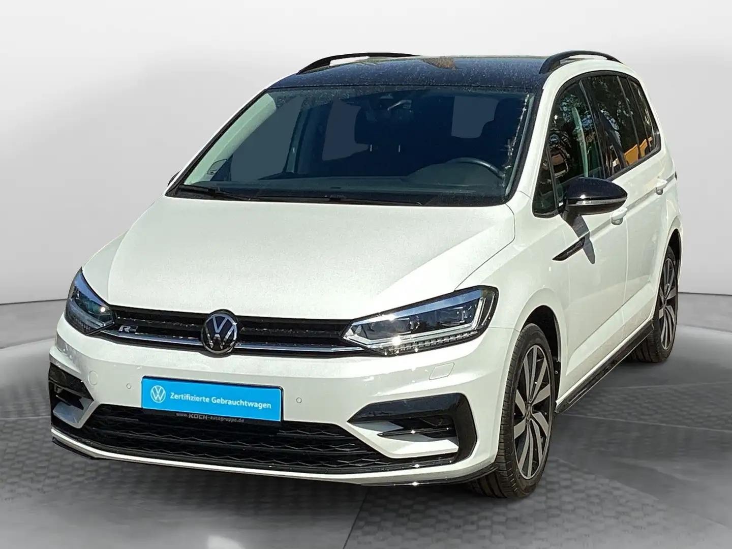 Volkswagen Touran 2.0TDI Highline DSG R-LINE NAVI AHK LED Weiß - 2