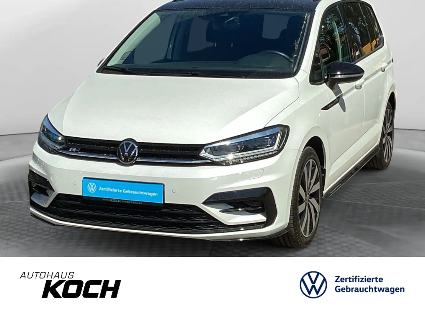Volkswagen Touran 2.0TDI Highline DSG R-LINE NAVI AHK LED Weiß - 1