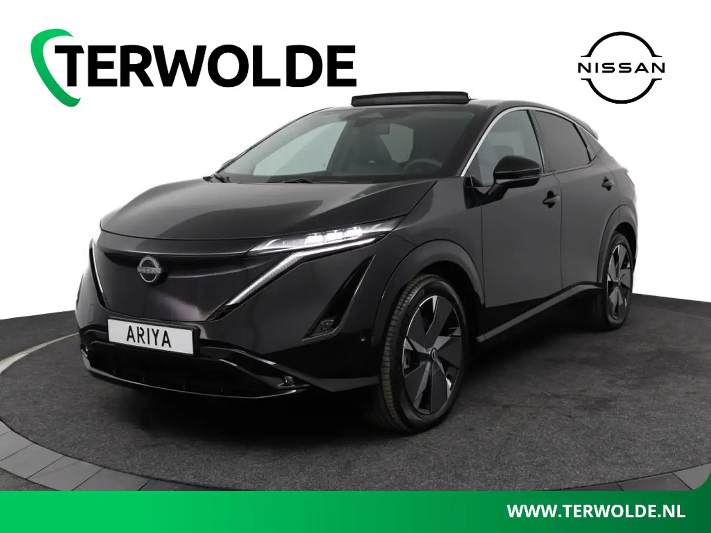 Nissan Ariya Advantage Edition Plus 91 kWh | €6000,- korting! | Zwart - 1
