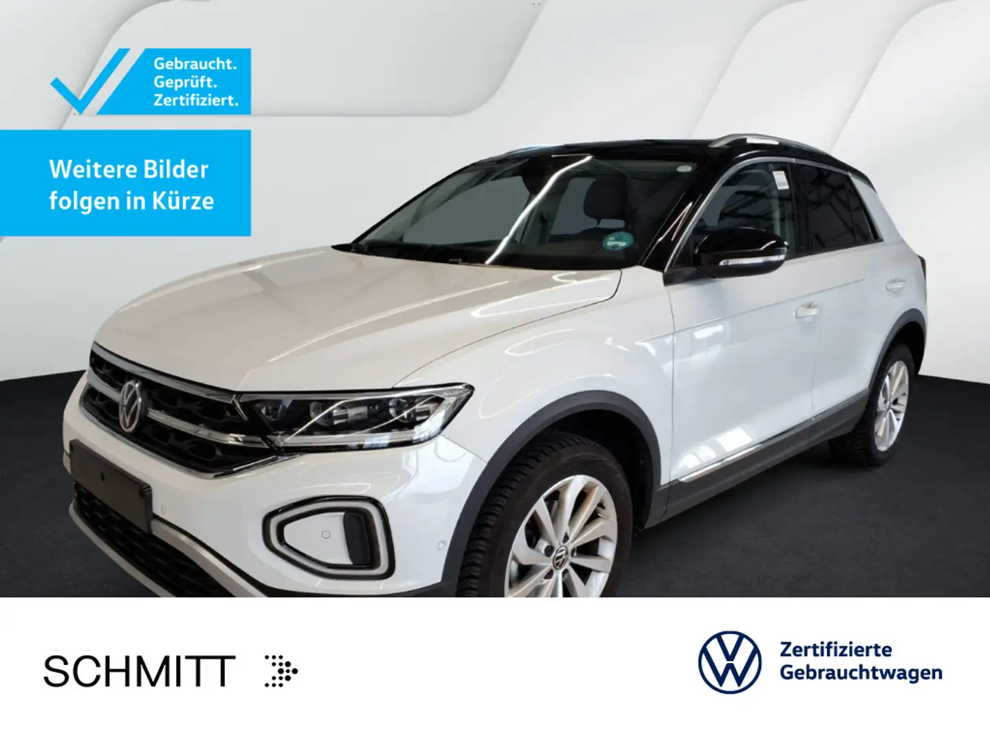 Volkswagen T-Roc T-ROC 1.5 TSI DSG STYLE*LED*AHK*NAVI*KLIMA*PDC*S Weiß - 1