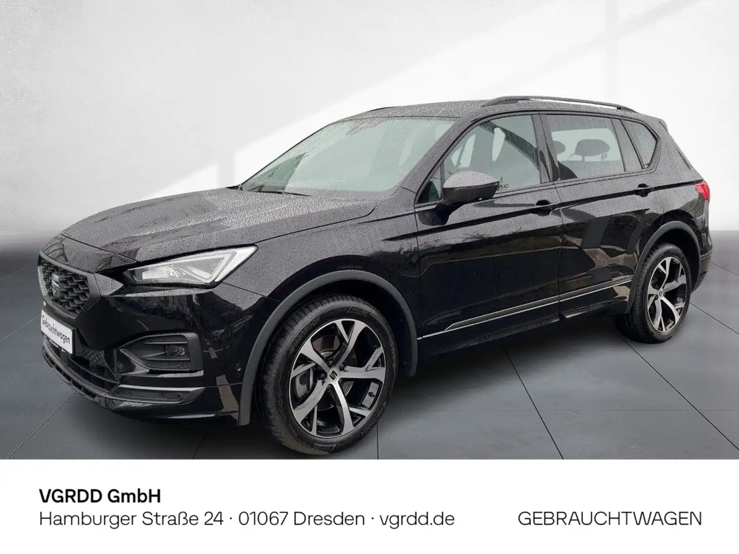 SEAT Tarraco FR 2.0 TDI DSG 4Drive LED AHZV ACC KAM Schwarz - 1