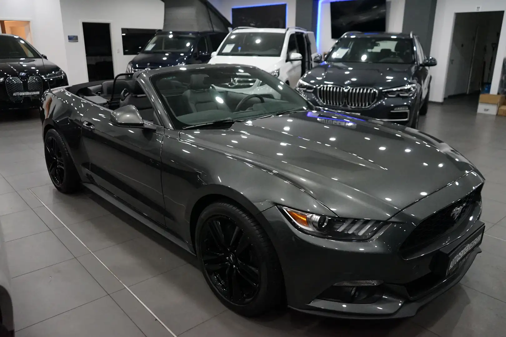 Ford Mustang Cabrio +Alarmanlage +Rückfahrkamera +PDC Grau - 2