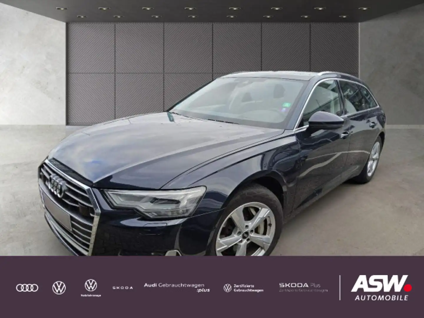 Audi A6 sport 50TFSI e quatt Stron LED RFK PANO Blau - 1