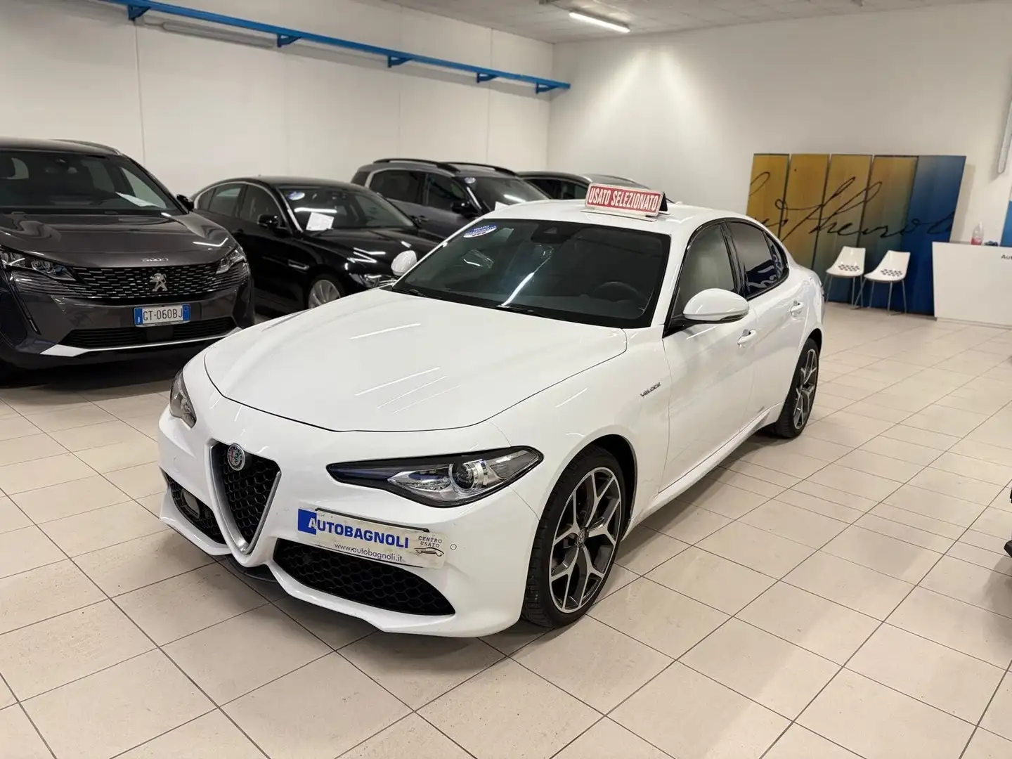 Alfa Romeo Giulia VELOCE 2.2 Turbodiesel AT8 Q4 AWD SPOTICAR Bianco - 1