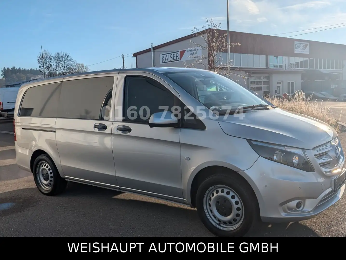 Mercedes-Benz Vito Kasten 114 CDI BT-lang-Navi-Kamera-Sitzh. Argento - 1