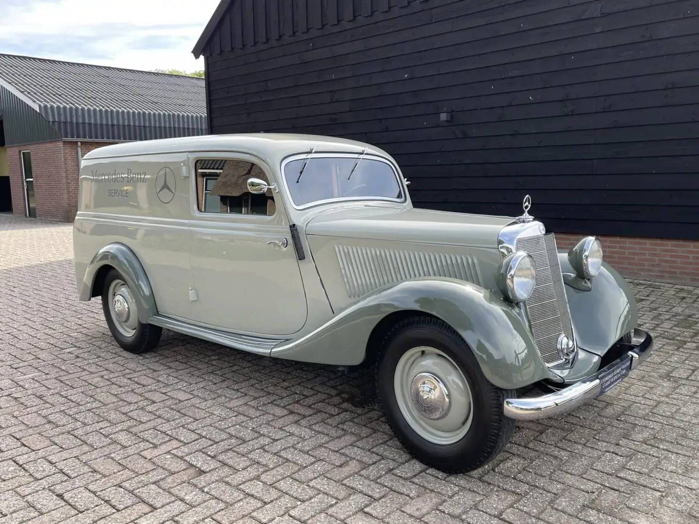 Mercedes-Benz 170 Va Kastenwagen Panel Van gerestaureerd Grau - 1
