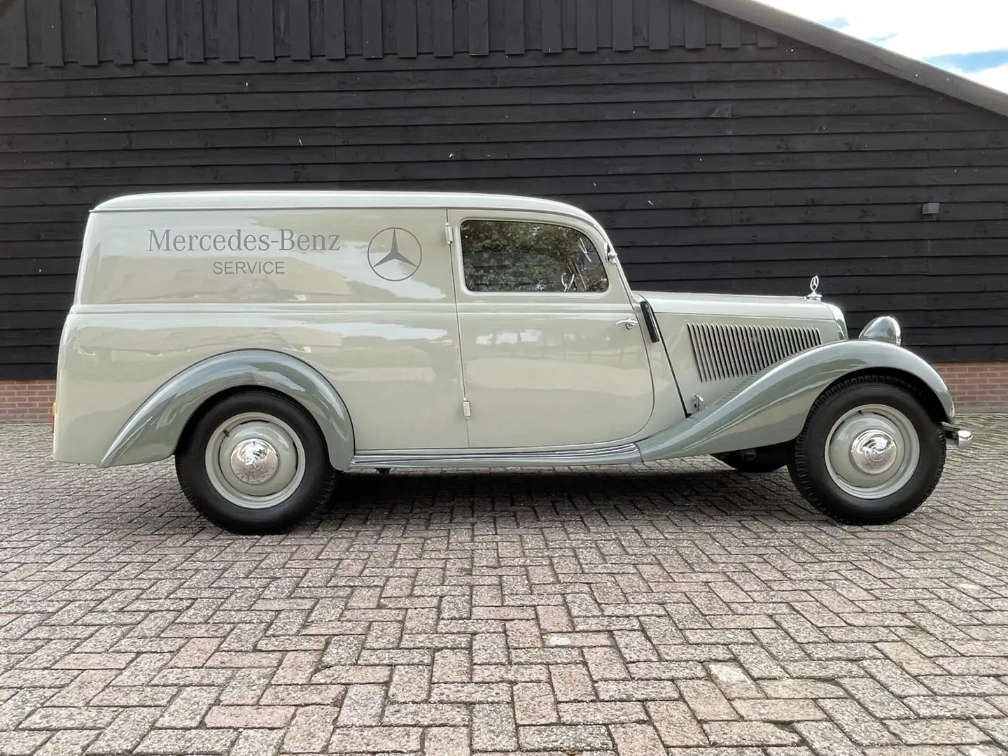 Mercedes-Benz 170 Va Kastenwagen Panel Van gerestaureerd Grijs - 1