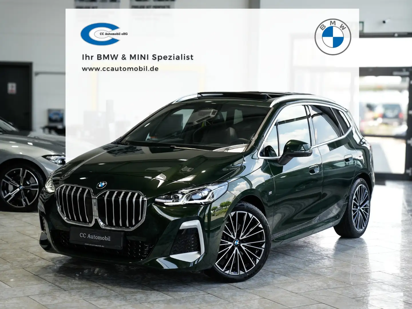 BMW 218 218i Active Tourer M Sport 19LM Panorama 360K Green - 1