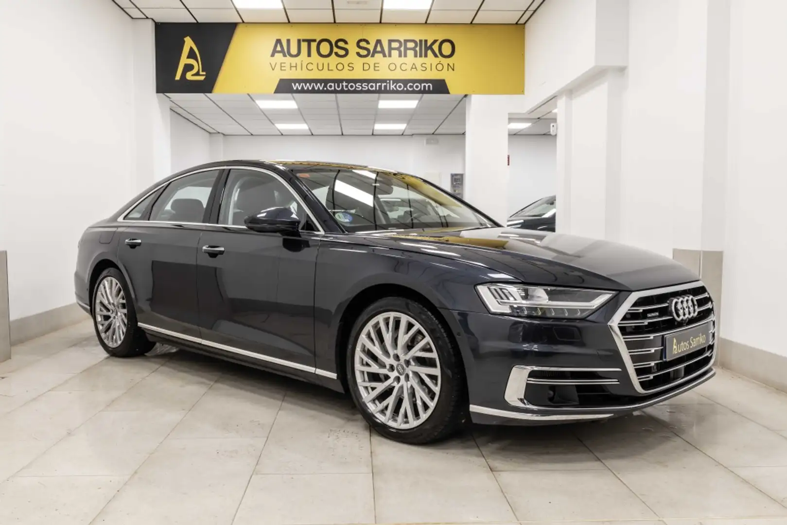 Audi A8 50 TDI quattro tiptronic Bleu - 1