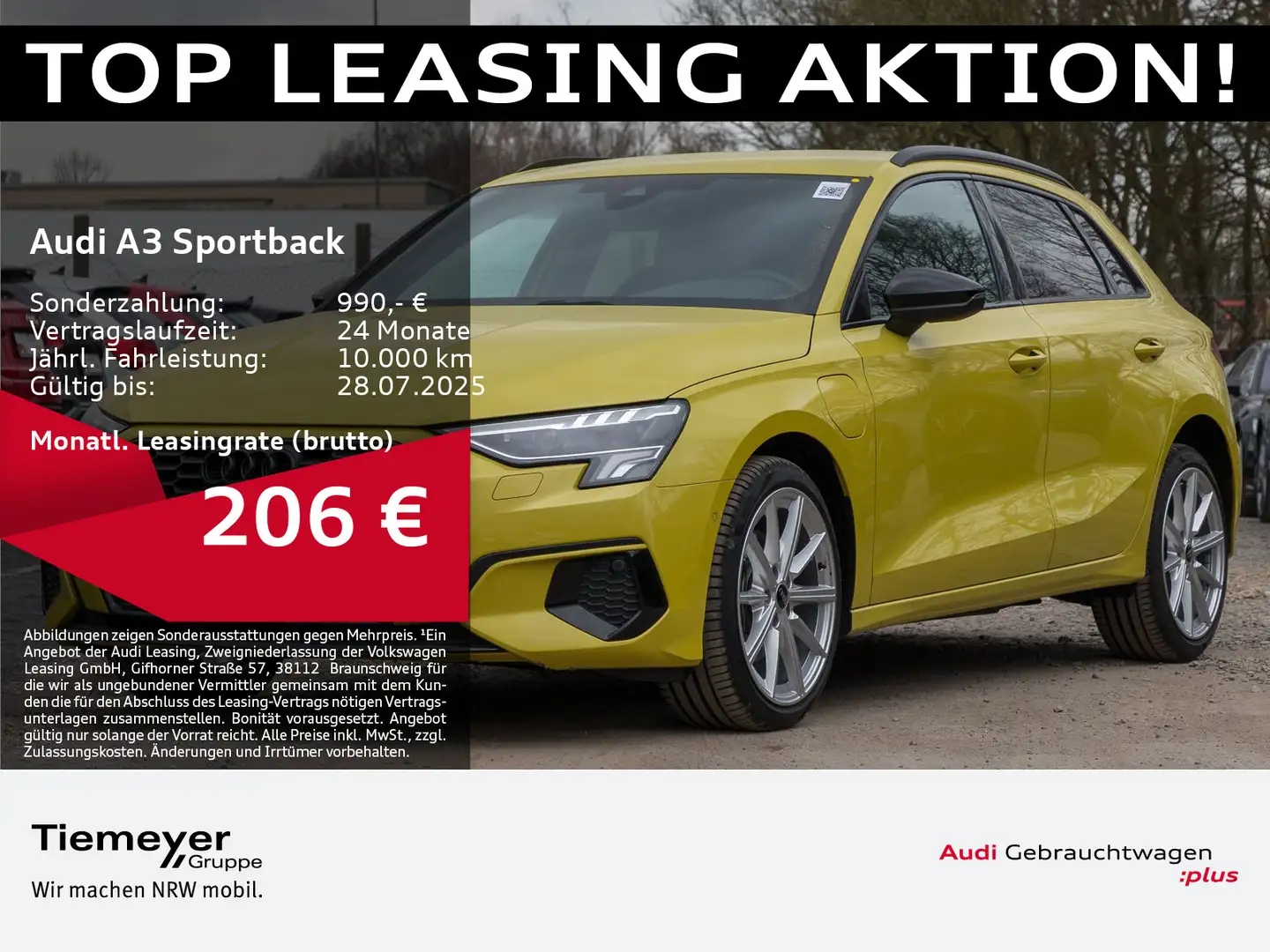 Audi A3 40 TFSIe S LINE LED LM18 ASSIST KAM Gelb - 1