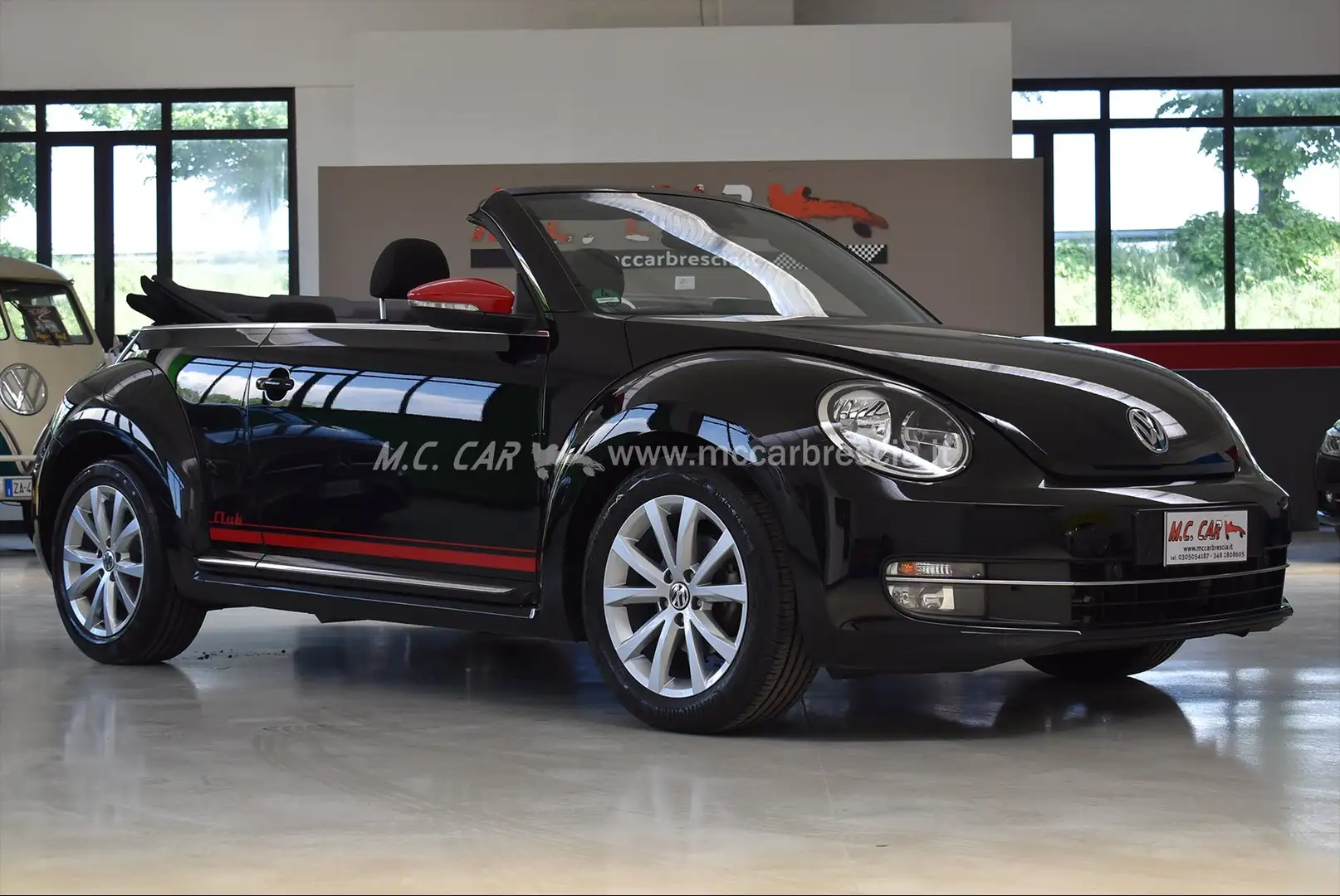 Volkswagen Maggiolino Cabrio 1.2 tsi bm Design EURO 6 tagliandi vw Siyah - 2