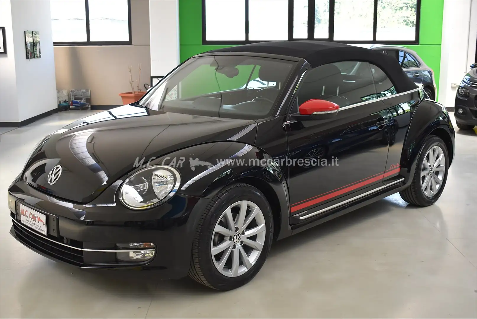 Volkswagen Maggiolino Cabrio 1.2 tsi bm Design EURO 6 tagliandi vw Siyah - 1