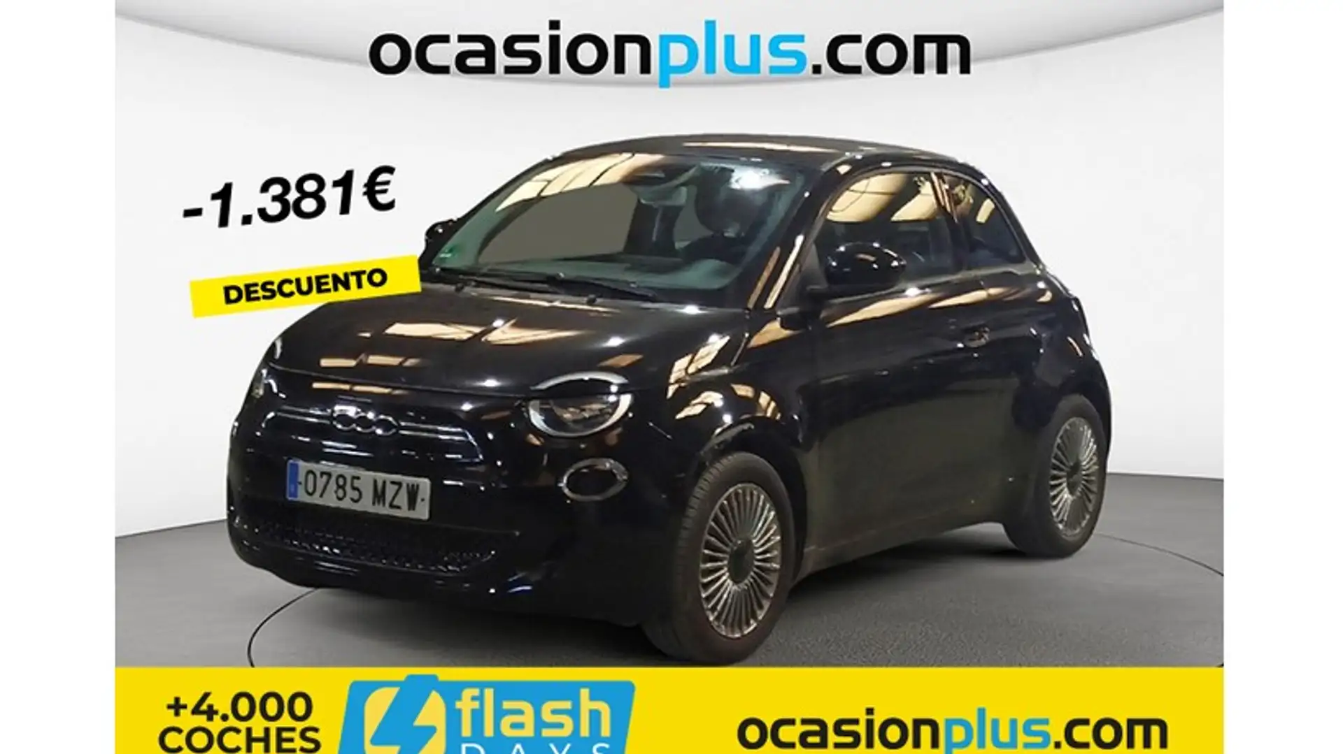 Fiat 500e 70Kw Icon Negro - 1