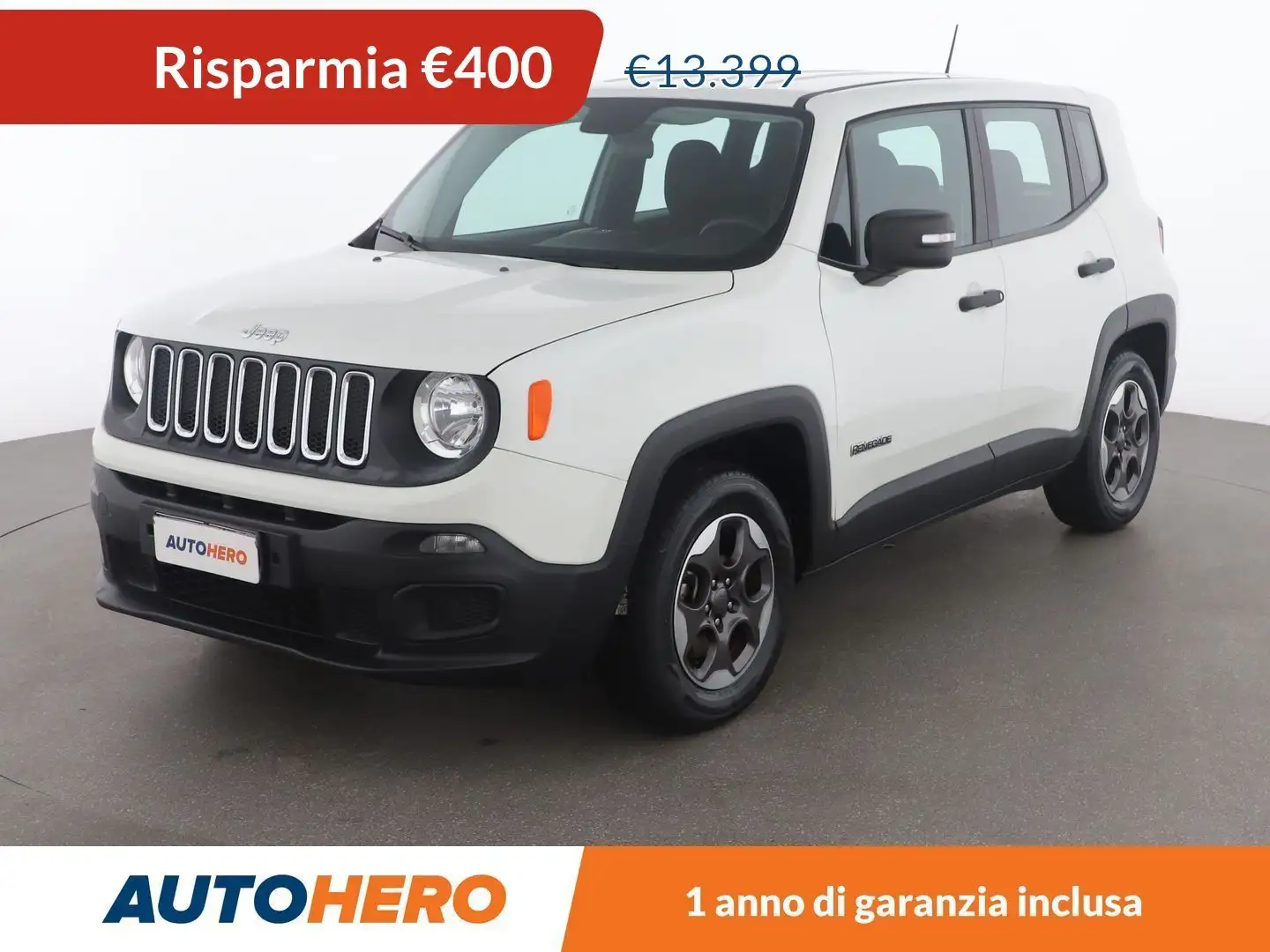 Jeep Renegade 1.6 Sport Blanc - 1