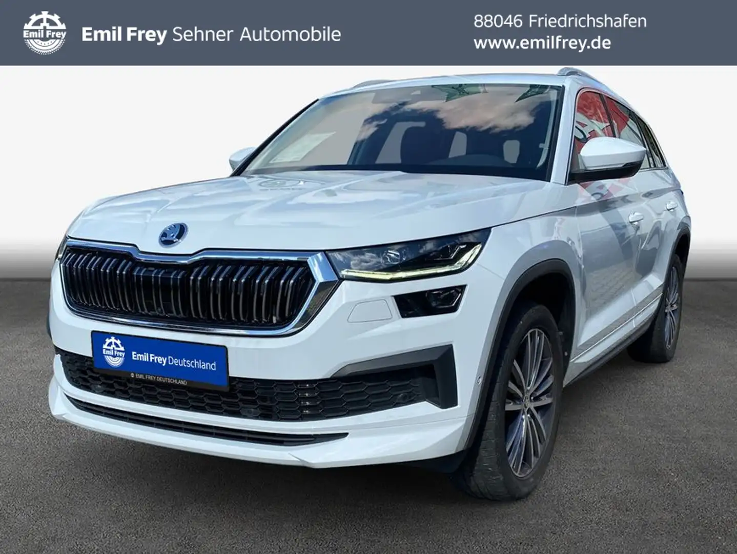 Skoda Kodiaq 2.0 TDI 4x4 DSG L&K Blanc - 1