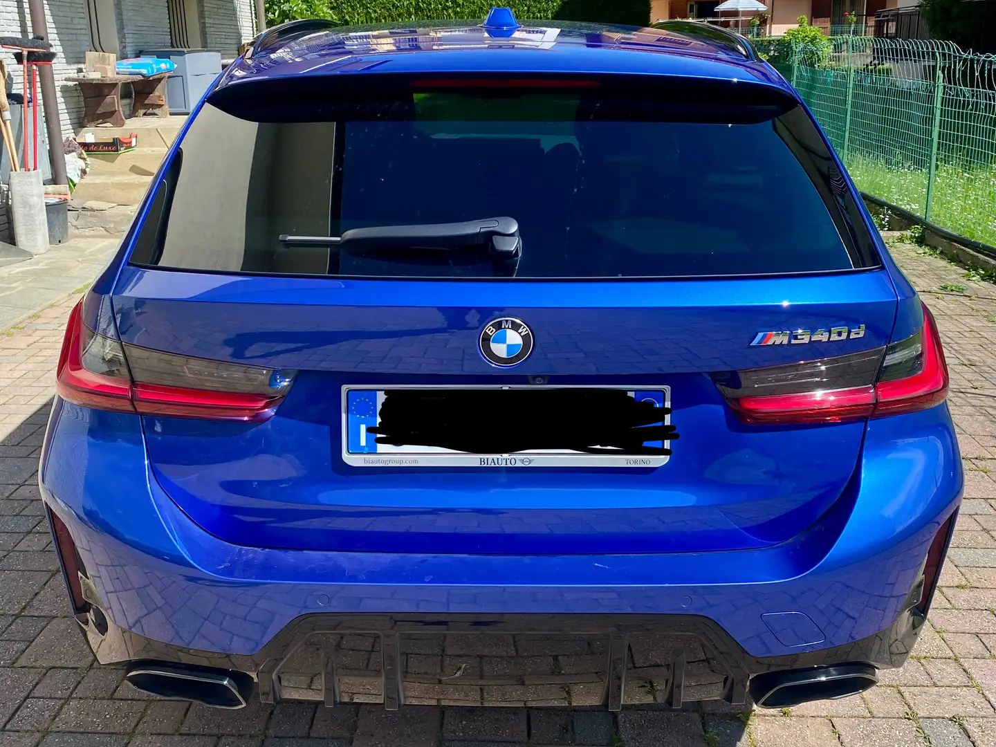 BMW 340 Serie 3 M340d XDrive Touring 48V Blu/Azzurro - 2