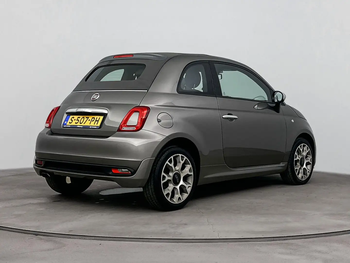 Fiat 500C CABRIO TWINAIR TURBO LOUNGE | UNIEKE KLEUR CABRIO Gris - 2