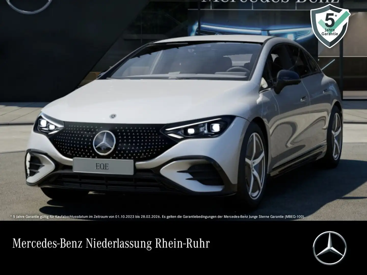 Mercedes-Benz EQE 300 AMG Fahrass WideScreen Airmat Burmester Argent - 1