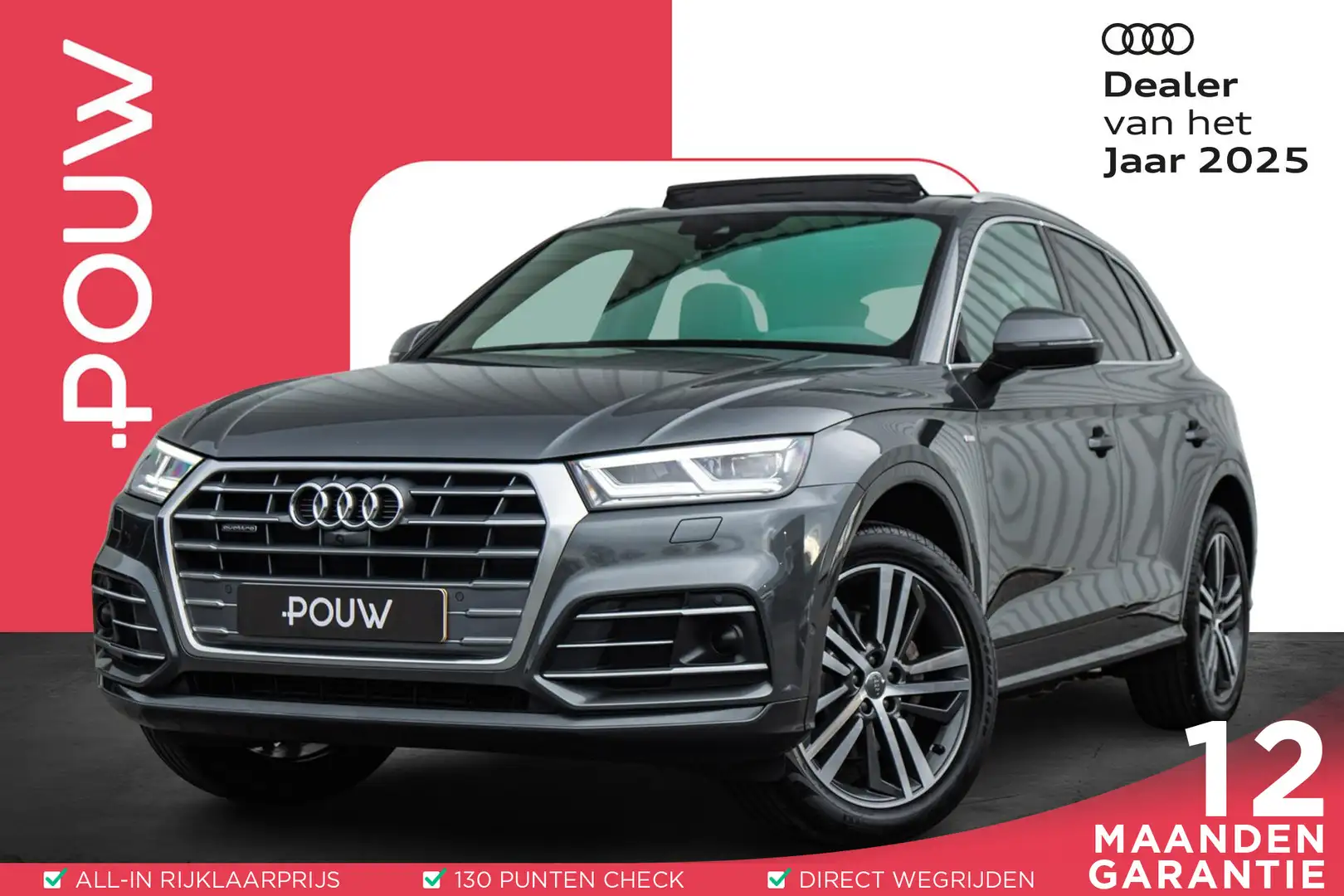 Audi Q5 2.0 TFSI 252pk quattro Sport S Line Edition | Pano Gris - 1