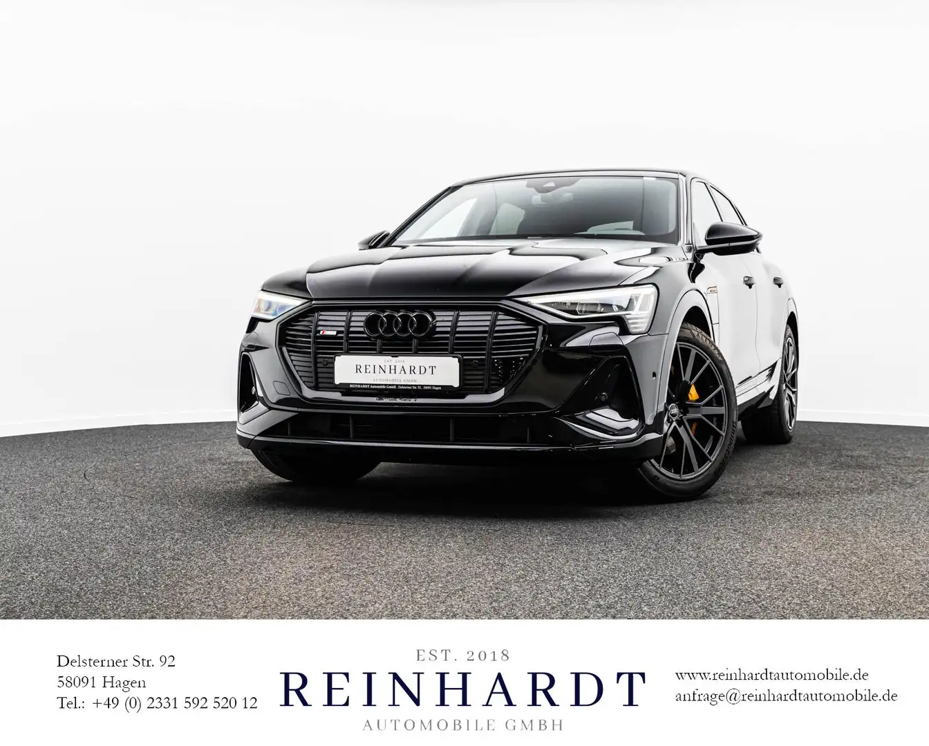 Audi e-tron 55 2x S LINE BLACK EDITION PANO/B&O/LED Zwart - 1