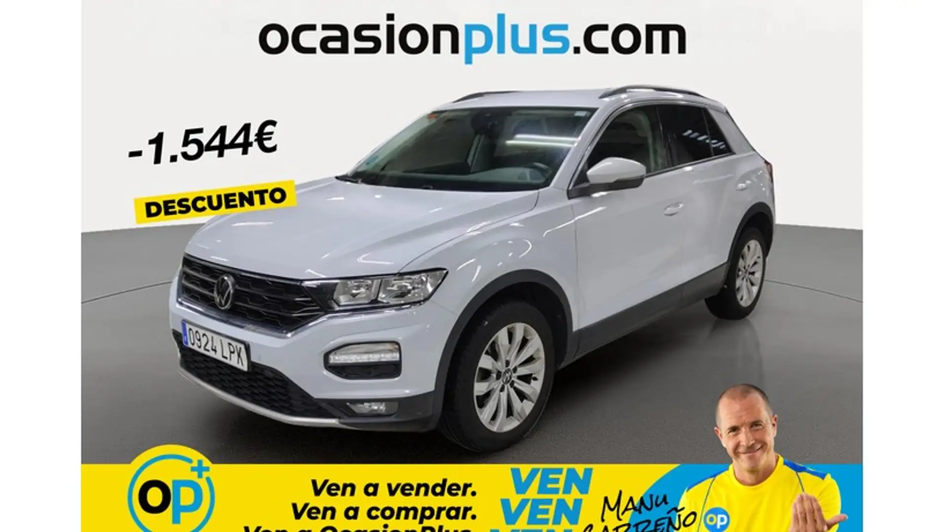 Volkswagen T-Roc 1.0 TSI Advance 81kW Plateado - 1