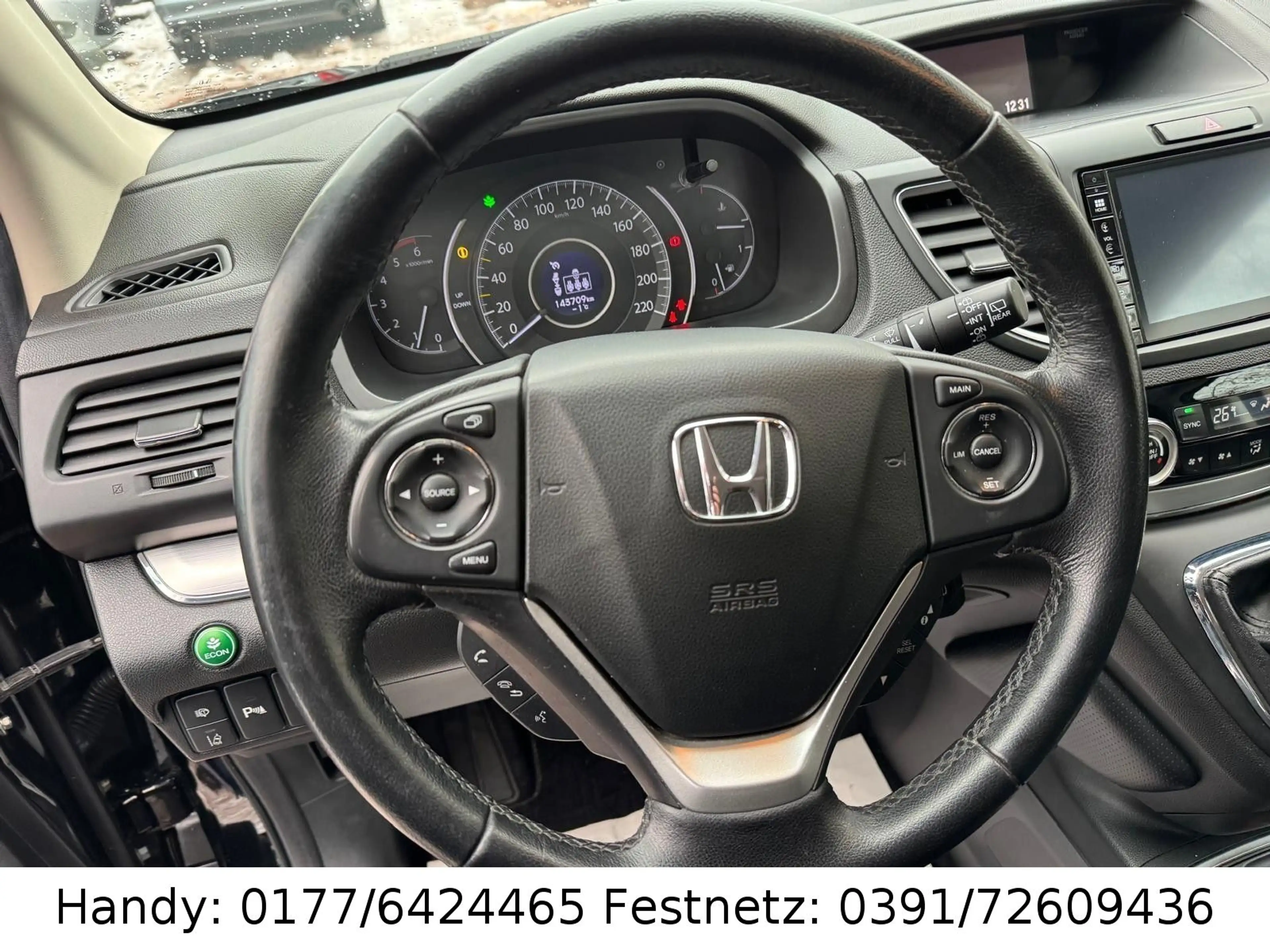 Honda CR-V 1.6 i-DTEC 4WD 1.HAND/NAVI/LEDER/XENON/PDC — photo 10