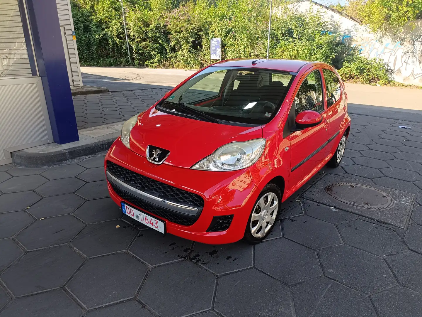 Peugeot 107 Filou erst 87000 TÜV & Kupplung neu Klima Rot - 1