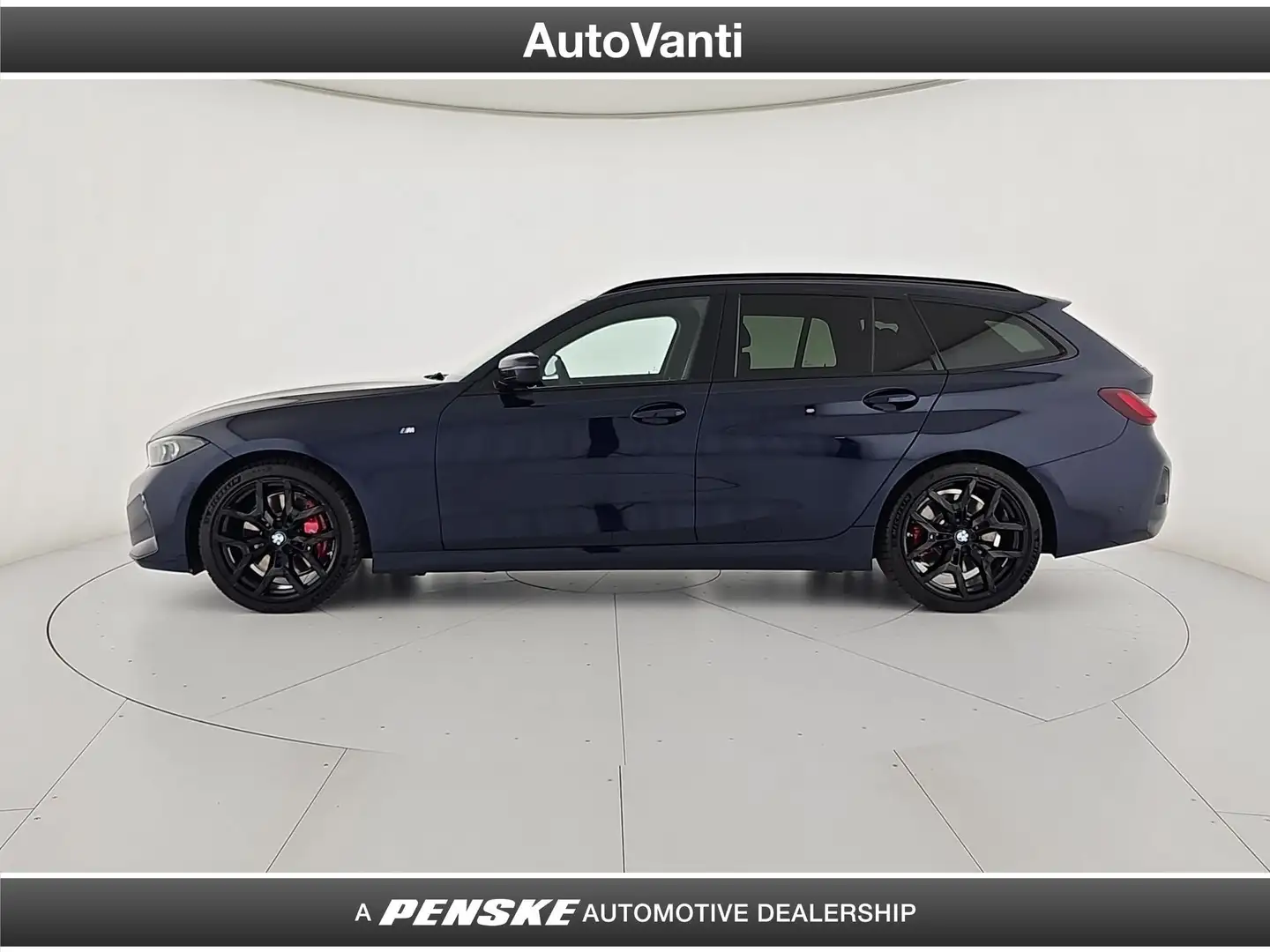 BMW 318 318d 48V Touring Msport Pro Bleu - 2