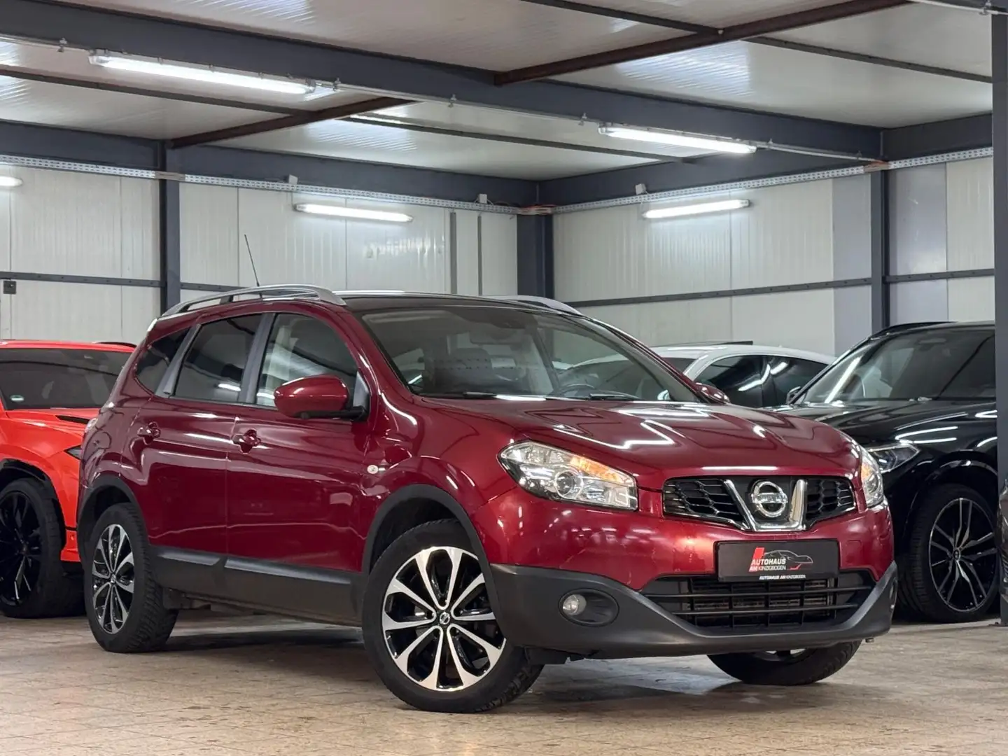 Nissan Qashqai +2 I-Way 7SITZER*360°KAM*AHK*UVM! Rot - 1