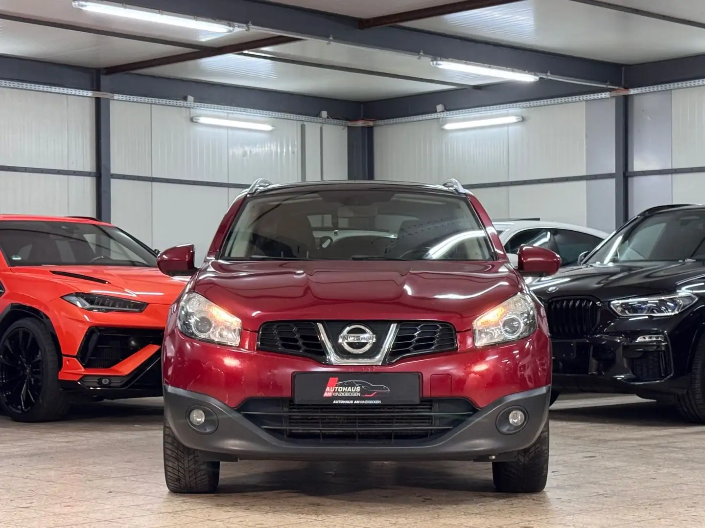 Nissan Qashqai +2 I-Way 7SITZER*360°KAM*AHK*UVM! Rot - 2