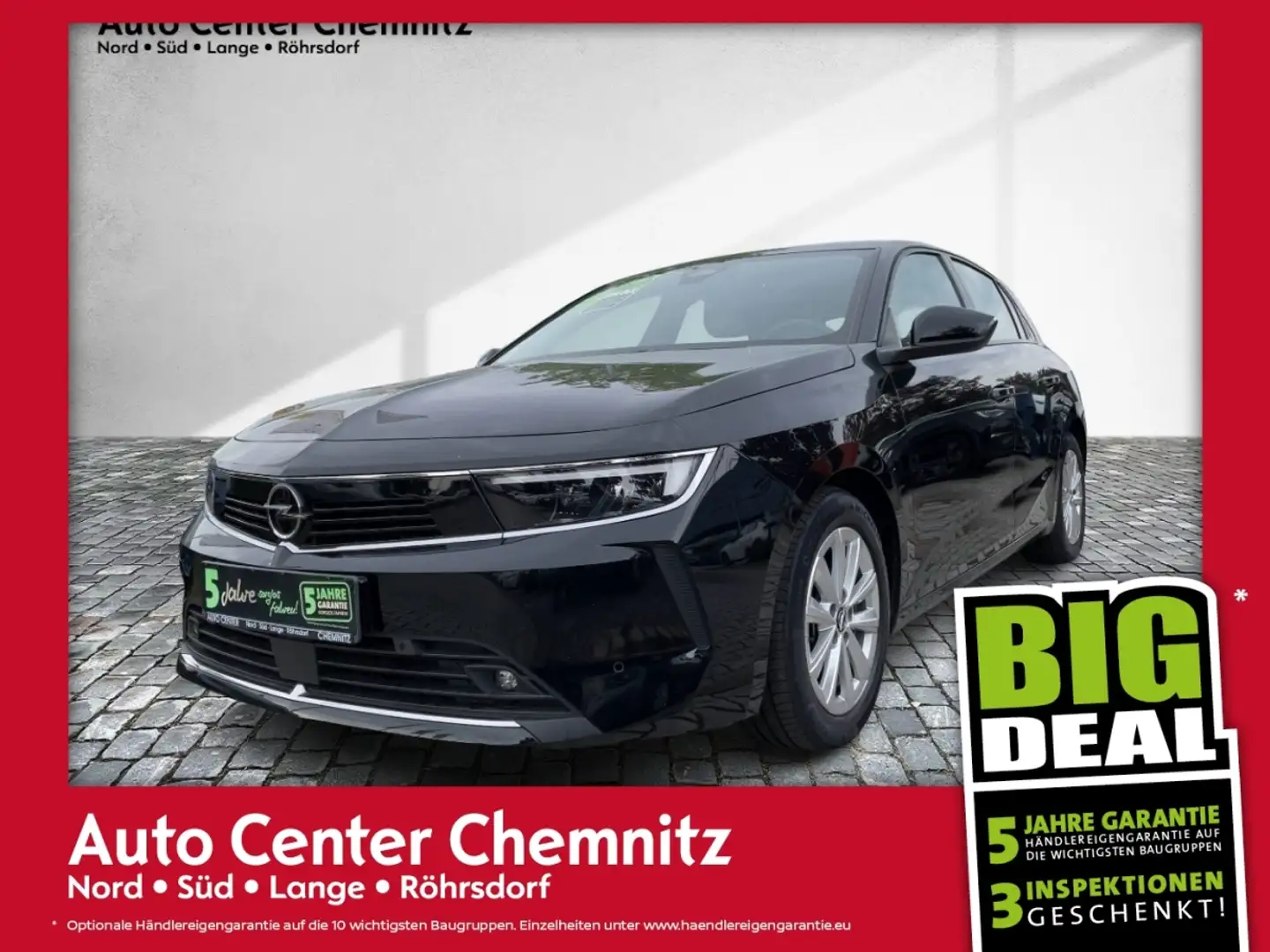 Opel Astra L 1.2 Edition LED/KlimaA/Ergo/PDC/180° Black - 1