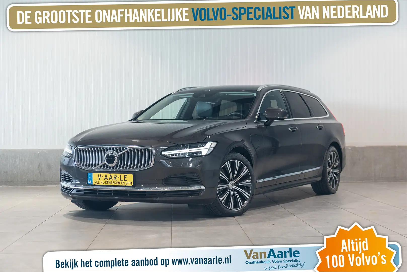 Volvo V90 T6 Aut. Inscription ACC Leder Parkeercamera 340pk Grau - 1