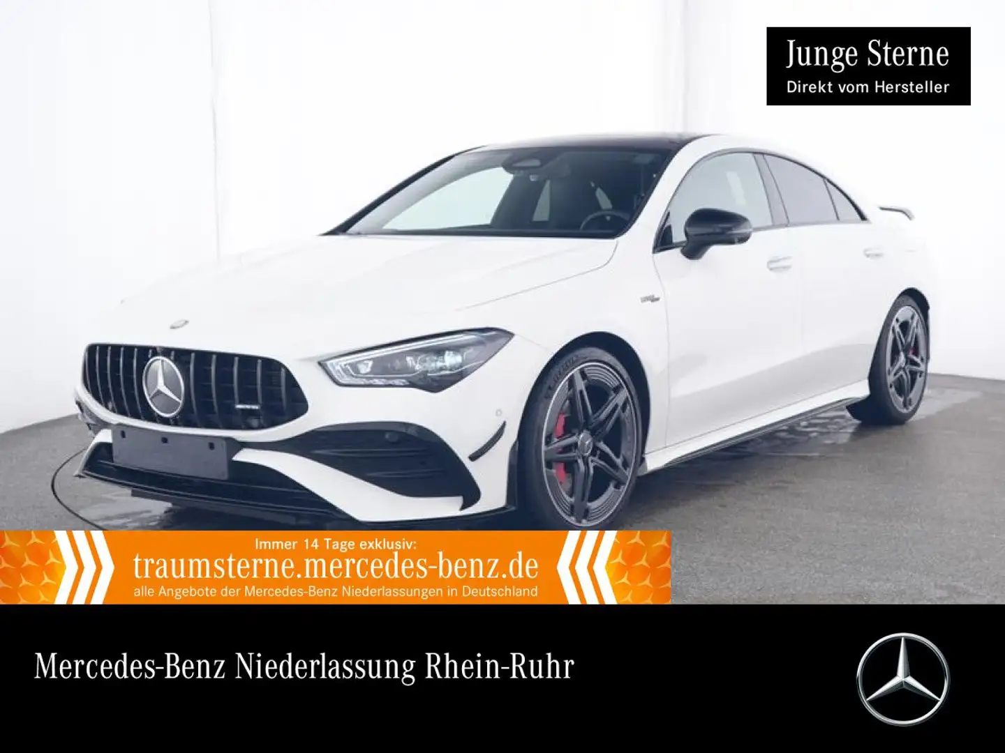 Mercedes-Benz CLA 35 AMG CLA 35 4M AMG+PANO+360°+MULTIBEAM+BURMESTER+HUD Weiß - 1