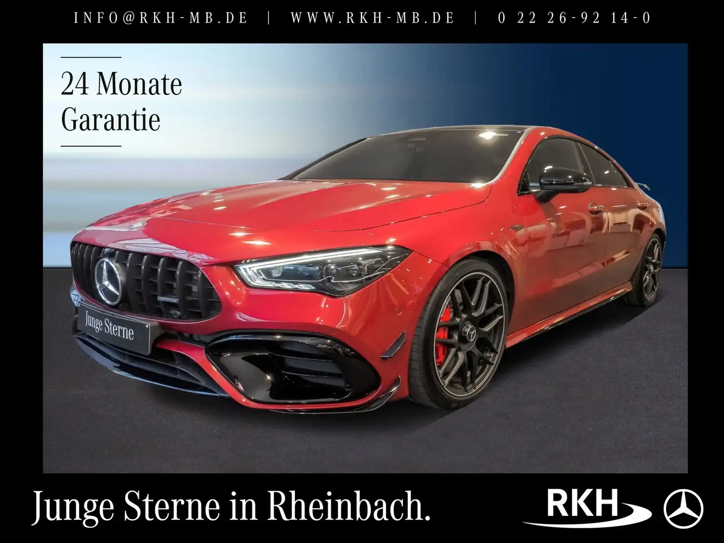 Mercedes-Benz CLA 45 AMG AMG CLA 45 S 4M+ Coupé Night/360°/Distr/DriversP Rot - 1
