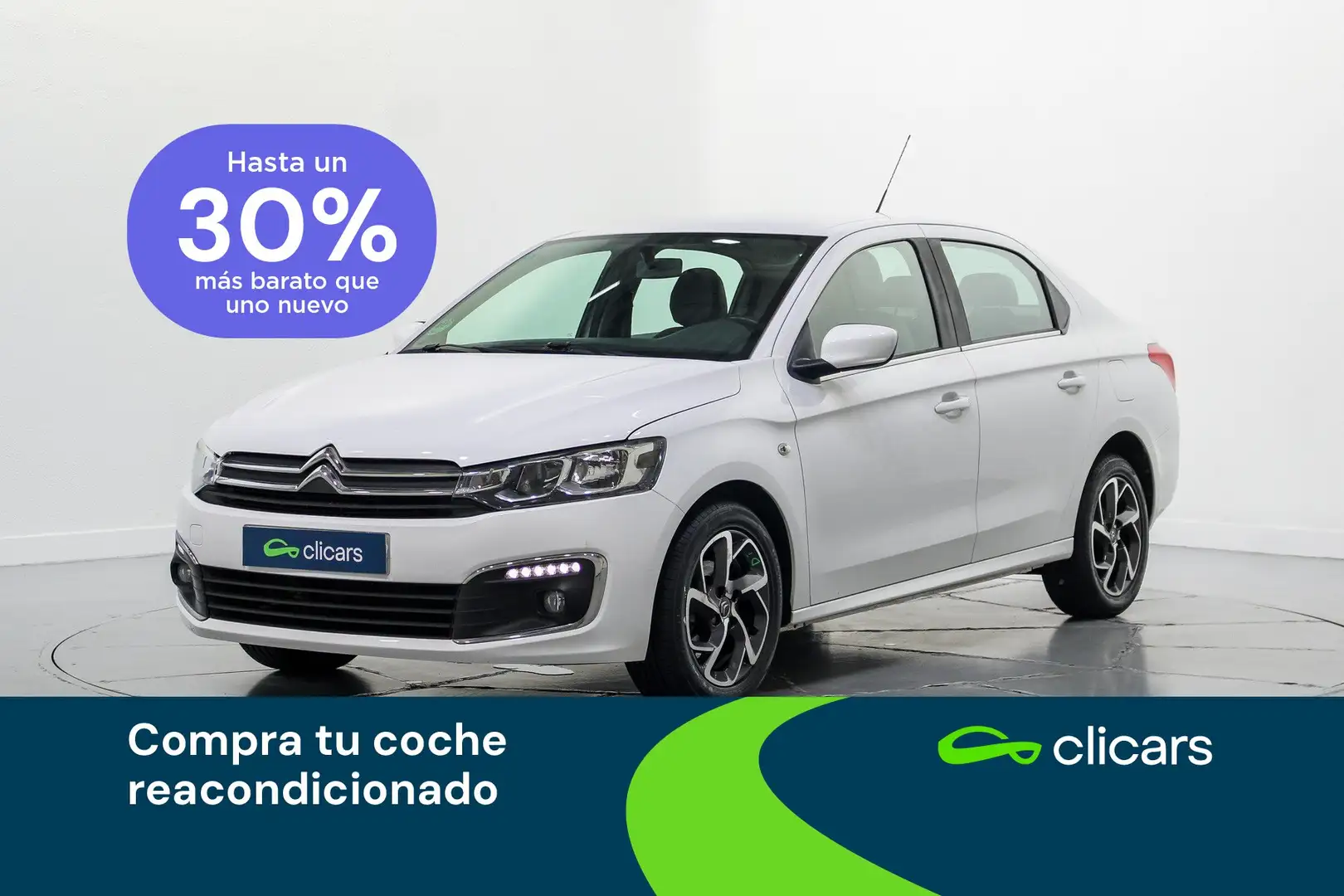 Citroen C-Elysée 1.5BlueHDi S&S Shine 100 Blanc - 1