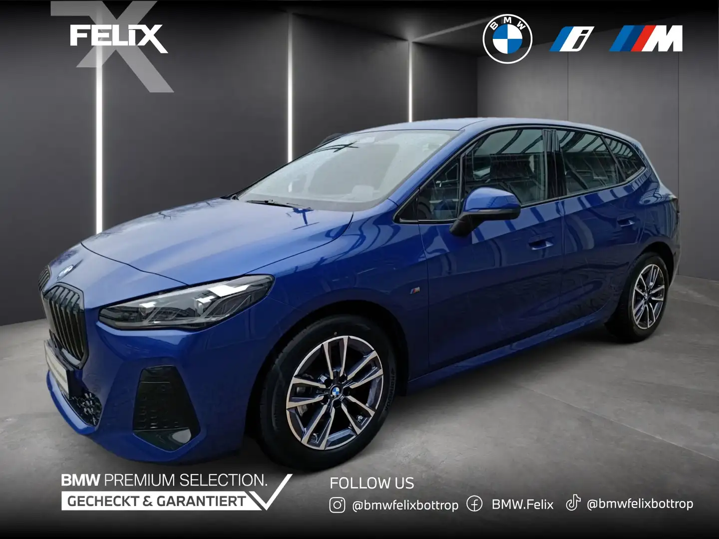 BMW 218 d Active Tourer+M SPORTPAKET+LIVE COCKPIT PRO+HARM Blau - 1