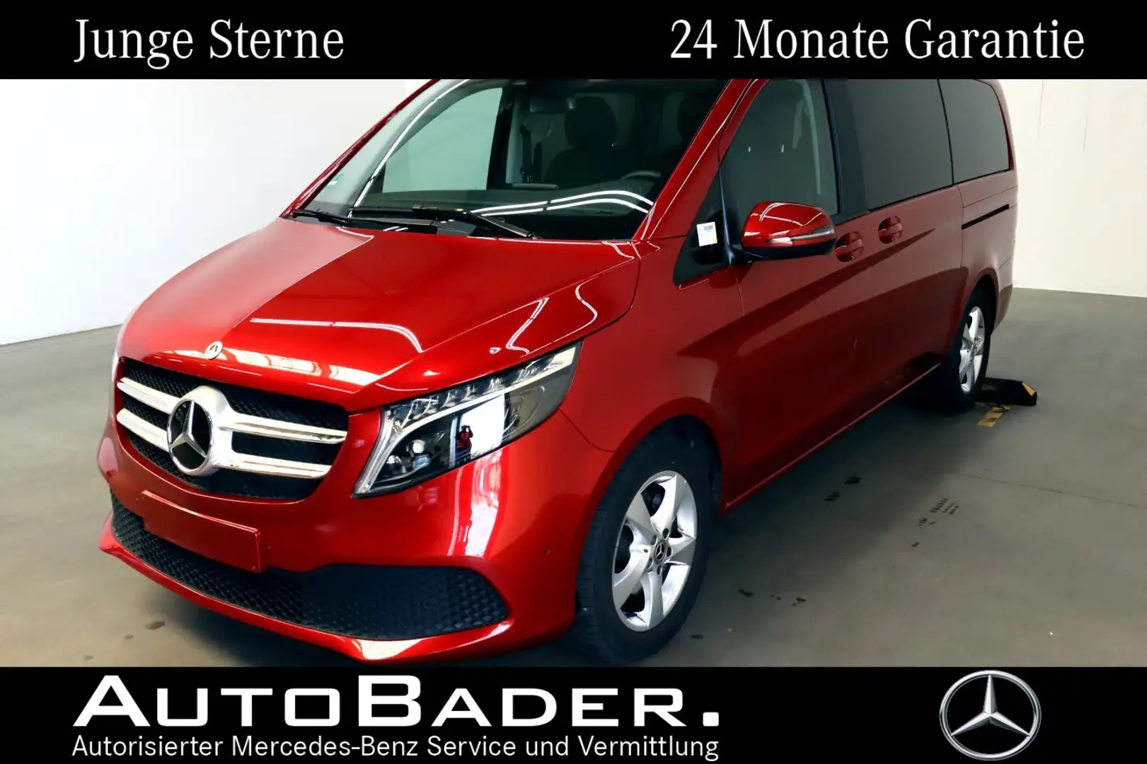 Mercedes-Benz V 220 V 220 d L EDITION Sport LED-ILS Navi AHK RFK Rouge - 1