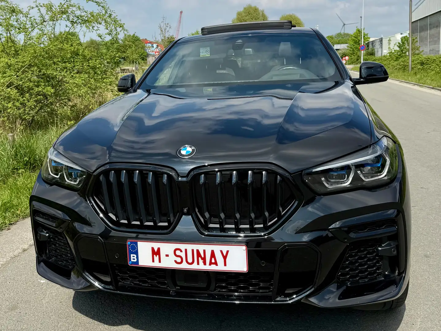 BMW X6 X6 xDrive40d Zwart - 1